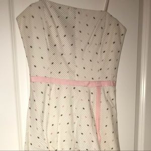 BCBG Cream Strapless Dress